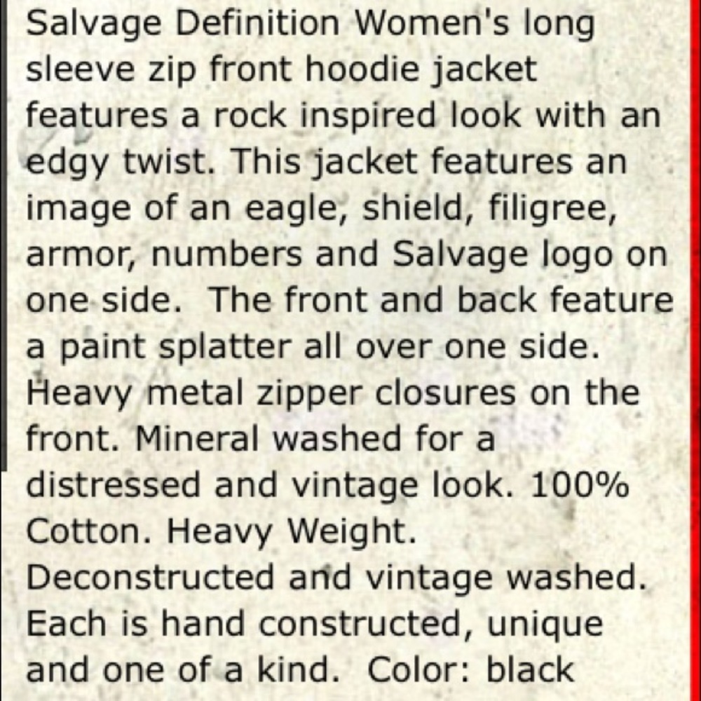 Salvage tunic new - Picture 2 of 2